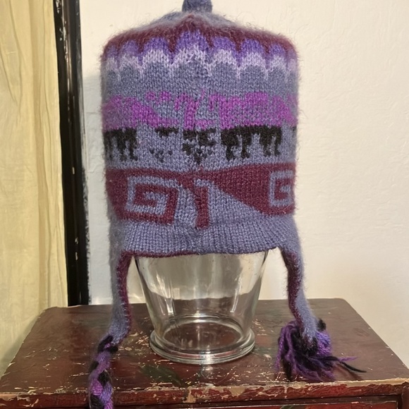 🌈 Reversible winter hat that covers the ears and has a Pom Pom on both sides!!! - Picture 6 of 8